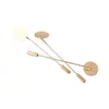 Broche con Forma de 9 Pines Largos Tapón de Silicona Broche Chapado en Cobre Color Oro de 14K que Conserva el Color Materiales para Accesorios DIY Hechos a Mano