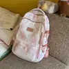 Mochila con Estampado Degradado Azul Mar Salado Dulce - Juvenil y Energética, Adecuada para Niñas de Primaria y Secundaria