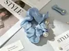 Goma para el pelo floral estilo óleo francés DIY fresca y dulce accesorio para el pelo estilo coreano. Fábrica proveedora para joyerías