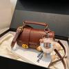 Bolso bandolera elegante para mujer, estilo Boston, con hebilla de cierre, estilo francés, estilo 2025