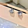 Clip para oreja con diseño de hueso, elegante y sencillo, con brillantes y encantadores diamantes de imitación, a la moda.