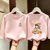 Camiseta de manga larga 100% algodón para niña, nuevo modelo 2026, camiseta básica de cuello redondo para niños mayores, top casual, ropa interior casual para bebé