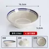 Tigelas pequenas de melamina estilo retrô para pratos de hot pot, perfeitas para uso comercial, com um design nostálgico que lembra barracas de comida de rua. Ideal para servir acompanhamentos de hot pot, bucho, molhos para mergulhar e temperos