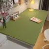 Alfombrilla de escritorio ecológica para proteger los ojos, Alfombrilla de mesa de centro de cuero de color sólido para estudiantes, Mantel de mesa de comedor a prueba de aceite, Alfombrilla para escritorio de estudio de computadora, Antideslizante