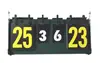Placar de Sinuca com Chapa de Aço Espessada, Placar Flip de Quatro Dígitos, Contador de Pontuação de Tênis, Placar de Sinuca e Tênis de Mesa