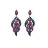 Pendientes de Plata Aguja Zircón Gota de Agua Pendientes Transfronterizos Europeos y Americanos Vintage de Lujo de Alta Resistencia con un Diseño Único para Mujer
