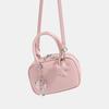 Bolso de Bolos de Diseño Único para Mujer, Lindo Bolso de Mano Retro Nuevo de Primavera y Verano, Bolso Boston de Hombro Único Cruzado