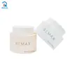 Atacado de Fábrica 80g Reto Redondo Ângulo Reto PP Base Plana Pote para Creme Branco Boca Larga Plástico Para Creme para Olhos Engarrafado