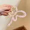 Presilha de garra de osso de dragão estilo coreano retrô, presilha de cabelo de alta qualidade para cabelos grossos, presilha de cabelo de laço feminina requintada, grampo de cabelo coreano para mulheres