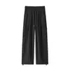 Calça Casual Tendência Ampla de Bolso Grande com Patchwork de Sensação Gelada Novo Estilo Verão 2026 para Homens K6747-Tendência 36 Recomendado