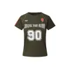 Yechuan # Camiseta de Manga Corta con Estampado Digital Estilo Americano Blokette para Mujer, Marca Retro Trendy, Ropa Deportiva Chica Picante.