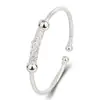 Pulsera de comercio exterior de gran venta chapada en oro de 24k pulsera de flores de coche pulsera ajustable pulsera de cuentas de moda para gente moderna