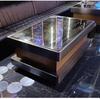 Bar Ktv Mesa de Centro Boate Quarto Privado Aço Inoxidável Vidro Abismo Mesa de Centro Brilhante Ardósia Mármore Mesa