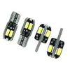 Lâmpada de Carro T10 Canbus 5630 8 LEDs Indicador de Direção Luz de Placa LED Pequeno para Carro Branco Quente