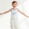 Chaleco de Algodón Puro para Niños Otoño Nuevo Estilo Ropa Interior Clase A para Niños Capa Base para Niñas Algodón Transpirable Diseño de Dibujos Animados