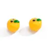 Colgante de Fruta de Manzana Tridimensional Colorido Accesorios DIY Correa para Teléfono Móvil Collar Llavero Colgante Decorativo