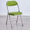 Silla plegable ins retro pana respaldo anticuado silla de comedor estudiante universitario dormitorio universitario dormitorio silla de ordenador taburete