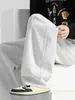 Calça de moletom de perna curva para outono, comprimento estendido masculino, calças casuais para homens altos, calças banana de primavera e outono, calças esportivas de perna reta masculinas