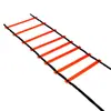 Escalera de Velocidad para Entrenamiento de Fútbol, Escalera de Agilidad, Múltiples Longitudes, Ayuda para Entrenamiento de Fútbol, Escalera de Rejilla para Saltar, Espaciado Ajustable, Duradera y Resistente a ser Pisada