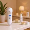 Recarregável quente e frio martelo vibração ultra-sônico quente e frio instrumento íon introdução instrumento gelo fogo pele massagem instrumento clareamento doméstico