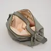 Bolso Cruzado Plegado Casual Transfronterizo Gran Capacidad Simple para Viajes Diarios Estudiante Bolso de Viaje Diario Multicapa Simple Bolso de Hombro para Mujer