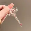 Grampo de Cabelo Varinha Mágica de Fada Super Fofo Estilo Japonês Coração Girly Fofo Cortador de Cabelo Clipe Lateral Clipe para Franja Clipe de Bico de Pato