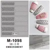Carcasa Estampada del Pequeño Libro Rojo Pegatinas para Uñas Mariposa Serpentina Aurora Uñas Color Rosa Glaseado Tridimensional Avanzado