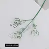 Venda Quente Transfronteiriça Flor de Gipsofila Simulação de Haste Única com 3 Galhos Estilo Floresta Flores de Preenchimento para Buquê de Casamento Flores Decorativas para Corredor de Casamento