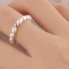 Anillo Estilo Coreano Anillo de Perlas Perlas Moda Cuentas Ropa de Mujer Cuentas Apiladas Anillo de Cuerda Apilado Cuentas Trenzadas