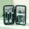 Set de Cortauñas, Set Portátil de Manicura de Varias Piezas, Tijeras para Uñas Domésticas, Set Completo de Herramientas de Manicura en Caja, Herramientas de Cortauñas