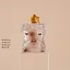 Decorações criativas e fofas de desenhos animados de animais de estimação, caixa surpresa de humor de gato PAI, figuras fofas, enfeites decorativos para mesa de escritório