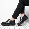 Zapatos para Hombre 8cm Sandalias Altura Interna Zapatos de Cuero 10cm Zapatos de Hombre Recortados Ropa Formal de Negocios Dedo Gordo Zapatos de Hombre Caballero Transpirable