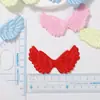 Alas de Ángel de Satén Repujado Ultrasónico DIY Juguetes para Niños Accesorios para el Cabello Accesorios de Decoración para Ropa Materiales al por Mayor