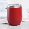 Amazon Mismo Modelo Taza Huevo Swig 12 Oz Acero Inoxidable 304 Termo Taza Copa de Vino Forma de U Termo Personalización