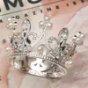 Decoración de Pastel Corona de Cumpleaños Transfronteriza Adornos para Hornear Perla Redonda Flores para Fiesta de Novia Corona Venta al por Mayor E18
