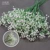 10 flores artificiales blancas para decoración de bodas, material floral, camino de boda, arco de flores, arreglo floral, ramo de techo