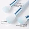 Set de 12 Brochas de Maquillaje Azules tipo Campanilla de Viento Transfronterizo, Amigable con la Piel y Fácil de Aplicar, Suministro Directo del Fabricante, Nuevo Modelo Recomendado por Maquilladores