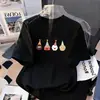Camiseta de Algodão Puro de Manga Curta para Meninas 2026 Novo Estilo de Verão Top de Algodão Puro para Menininhas Roupas de Verão Estilosas de Meia-Manga para Crianças Ins