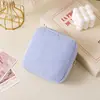 Bolsa de Armazenamento de Absorventes Higiênicos Nova de Veludo Transfronteiriça, Grande Capacidade, Alta Aparência, Bolsa de Tia Fofa, Bolsa de Dados, Bolsa de Fones de Ouvido