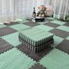 Alfombras de Piso de Color Sólido con Empalme de Lujo Ligero Transfronterizas para Salas de Estar, Alfombras de Piso Lavables, Alfombras de Piso Domésticas Antideslizantes y Resistentes a Manchas al por Mayor