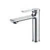 Grifos de lavabo altos y bajos, agua caliente y fría, latón, para uso doméstico, lavabo, tocador, mueble de baño, grifo de lavabo