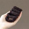 Lazo Cabeza de Bola coleta sin costuras no daña el pelo toalla para el pelo banda para el pelo otoño e invierno nuevo básico cuerda para el pelo cuerda para el pelo femenina Corea del Sur banda de goma