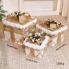 Navidad Transfronteriza Caja de Regalo de Navidad Nueva Caja de Regalo Navideña de Tres Piezas Decoración de Accesorios para Habitaciones Festivas Adornos Venta al Por Mayor