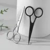 Venta Directa de Fábrica Tijeras para Barba de Acero Inoxidable 3.0 Gruesas Punta Redonda Punta Afilada Tijeras para Barba y Vello Nasal de Hombre Tijeras Pequeñas para el Hogar