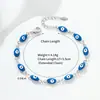 Pulsera Transfronteriza Ojo de Demonio Cruzado Europeo Americano de Oriente Medio Acero Inoxidable Moda Ojo de Aceite Goteante Joyería Personalizada Unisex