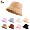 Sombrero de cuenca de piel de conejo de imitación de otoño e invierno sombrero para el sol cálido sombrero de pescador JDPM-62