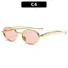 Gafas de Sol Retro Ovaladas para Niños Europeos y Americanos, Protección Solar para Exteriores, Ciclismo Viajes, Moda Trendy, Gafas de Sol Transfronterizas