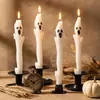 Bestseller transfronterizo de Halloween: Velas fantasma de tallo largo para crear ambiente, decoración de fiestas y velas aromáticas para mejorar el ambiente