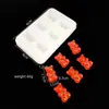 Molde de Silicone de Grau Alimentício DIY Halloween Urso Doce Caranguejo Kt Queijo Vilão Pinça