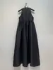 Qianshe Primavera y Verano Nuevo Estilo Japonés Estilo Ins Silueta Romántica Atmósfera Estilo Perezoso Vestido Sin Mangas Chaleco Muñeca Falda Larga